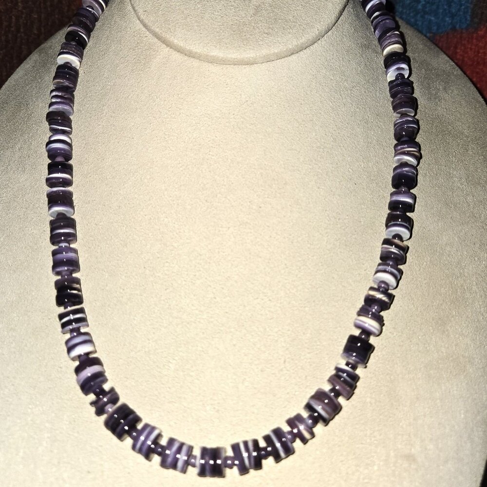 Natural Wampum Shell Necklace